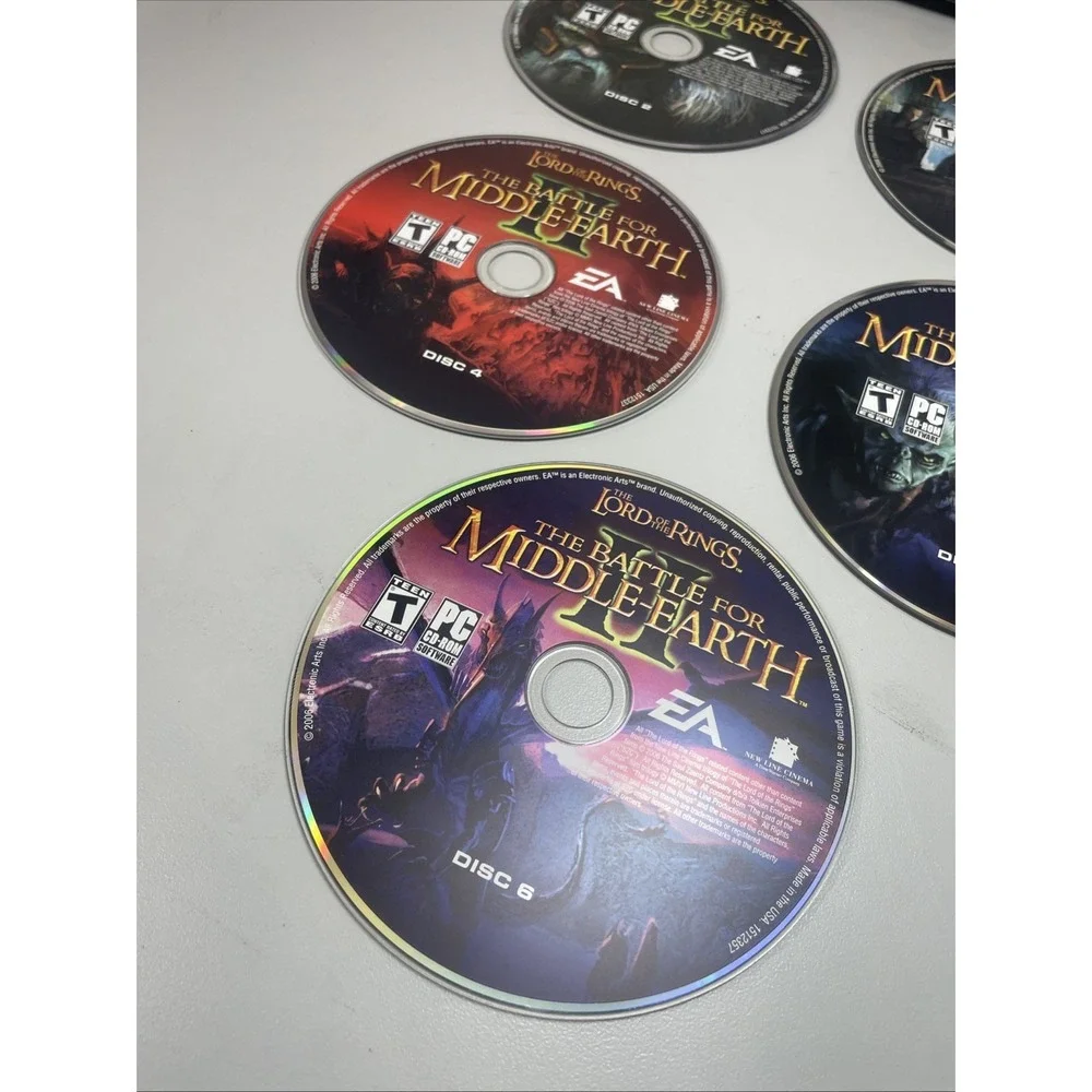 Lord of the Rings The Battle for Middle Earth 2 II (PC, 2006) MISSING DISC 1